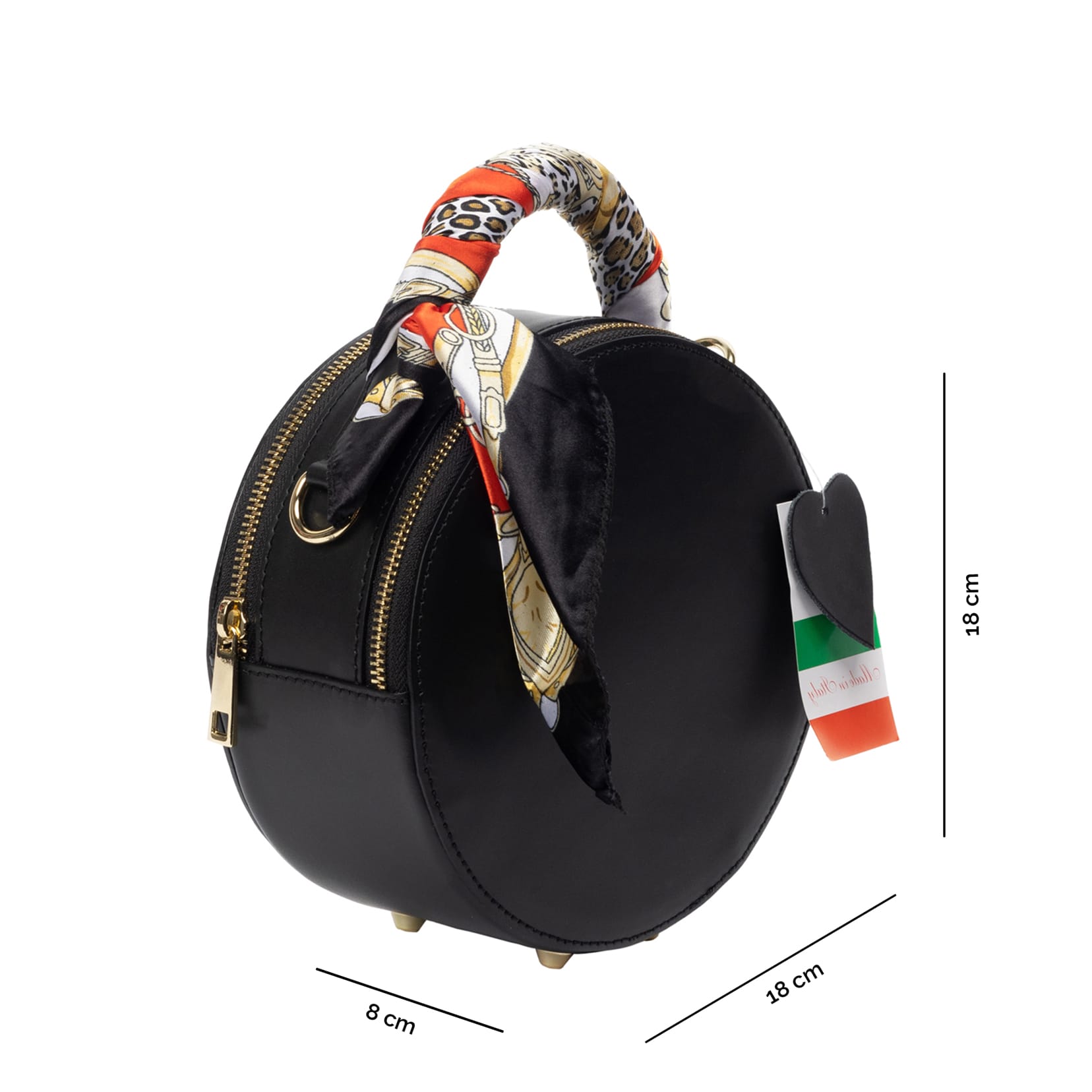 Geantă damă din piele naturala neagra Liana - imagine 4