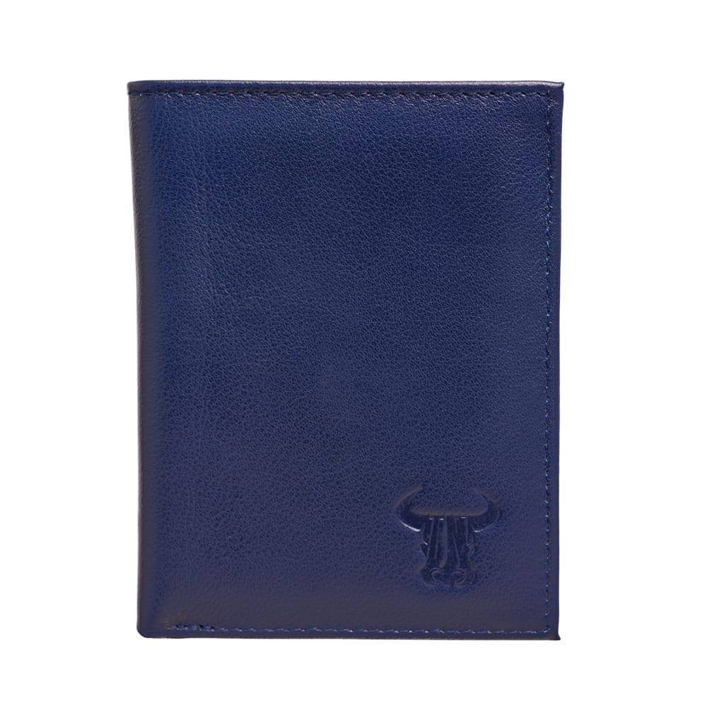 Portofel barbati din piele naturala bleumarin Andor - imagine 10